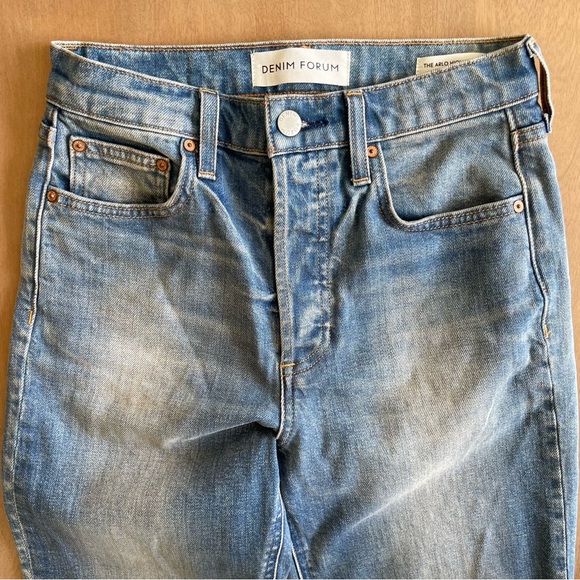 Denim Forum Arlo High Rise Straight Jeans - Picture 5 of 11